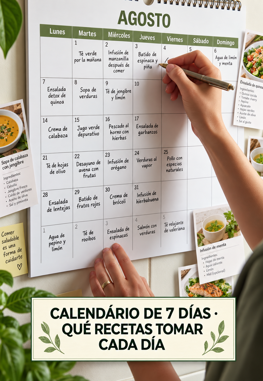 Bono 3 — Calendario de 7 días